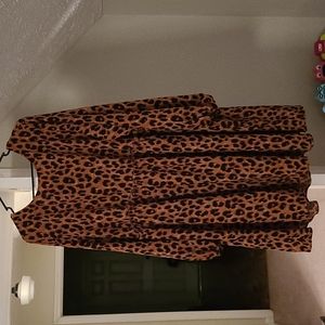 Shein Curve 3X Leopard Dress